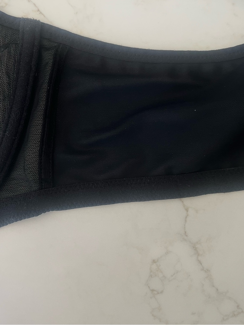 Elomi Matilda Underwire Plunge Bra UK 40G / US 40I Black Sheer Mesh - Picture 9 of 13